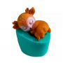 Силиконовый молд 3D «Спящий олененок на боку»