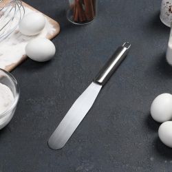 Лопатка-палетка с металлической ручкой, прямая, 27х3x1,8 см, рабочая часть 15 см (6") 2834530