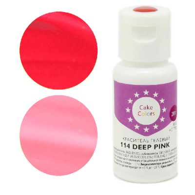 Краситель гелевый Cake Colors 114 Глубокий розовый (DEEP PINK), 20г