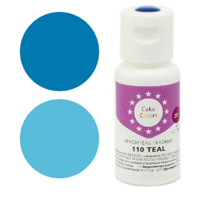 Краситель гелевый Cake Colors 110 Бирюзовый (TEAL), 20г