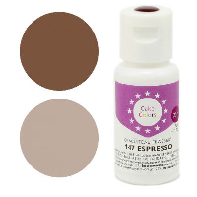 Краситель гелевый Cake Colors 147 Эспрессо (ESPRESSO), 20г