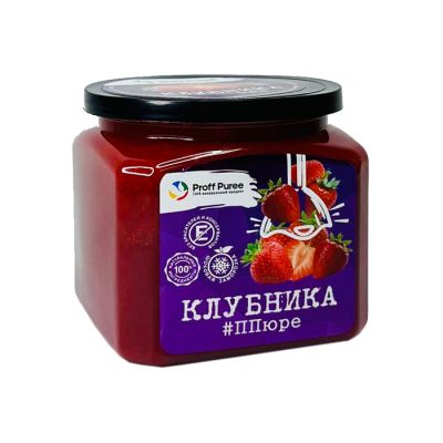 Пюре Клубника Proff Puree замороженное, 500г