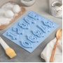 Форма для выпечки 10 ячеек "Буквы и цифры.Цифры" 26x21 см (7х4 см) цвет МИКС 811919
