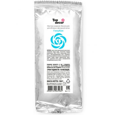 Мастика Топ-продукт ГОЛУБАЯ 100г