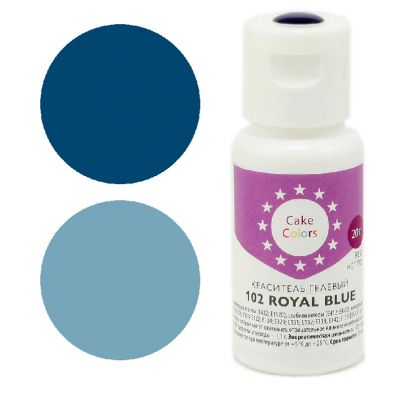 Краситель гелевый Cake Colors 102 Королевский синий (ROYAL BLUE), 20г