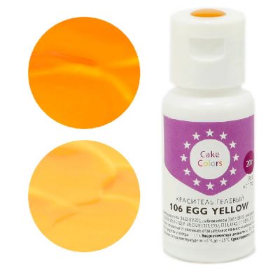 Краситель гелевый Cake Colors 106 Яичный желток (EGG YELLOW), 20г