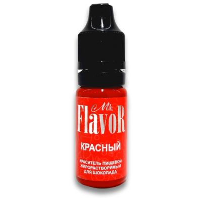 Краситель Жирорастворимый гелевый Mr.FlavoR Красный 10 мл