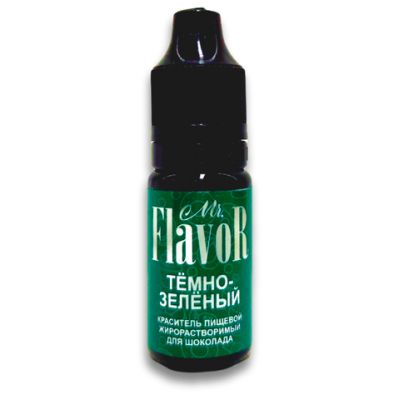 Краситель Жирорастворимый гелевый Mr.FlavoR Темно-зеленый 10 мл