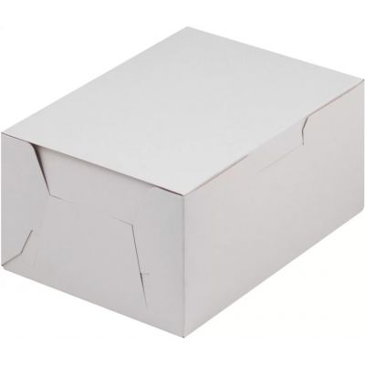 Коробка для кондитерских изделий без окошка, 15*11*7,5 см Белая