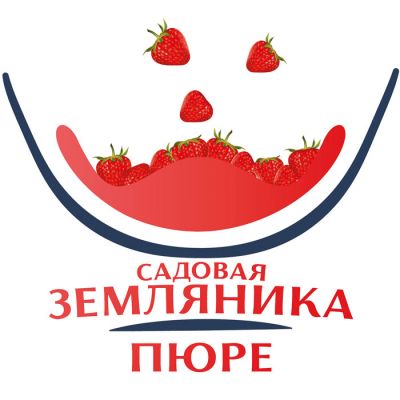Пюре Земляника садовая Agrobar (Агробар) замороженное 1кг
