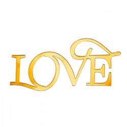 Топпер торцевой «Love 2», золото