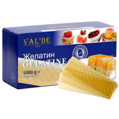 Желатин листовой VALDE Германия (140 блум) 1 лист
