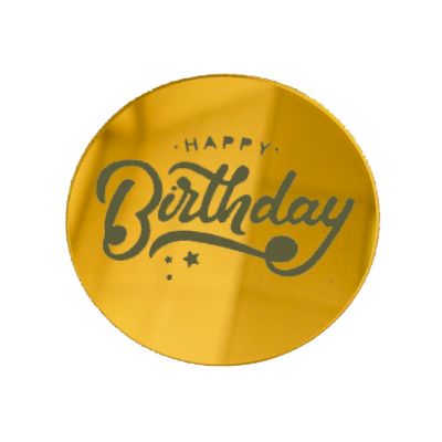 Топпер торцевой «Happy Birthday» №8
